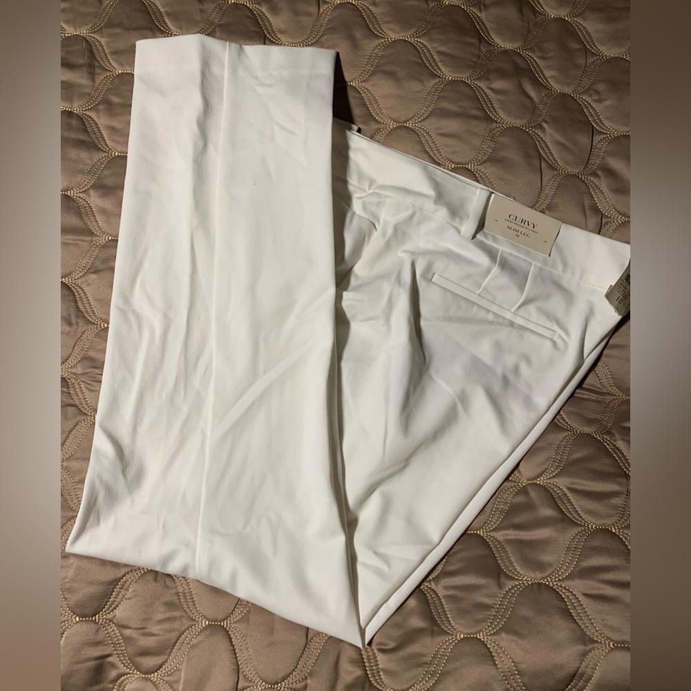 Ann Taylor Trouser White size 18